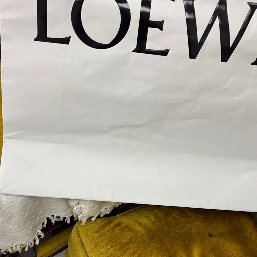 Loewe White Logo Tote